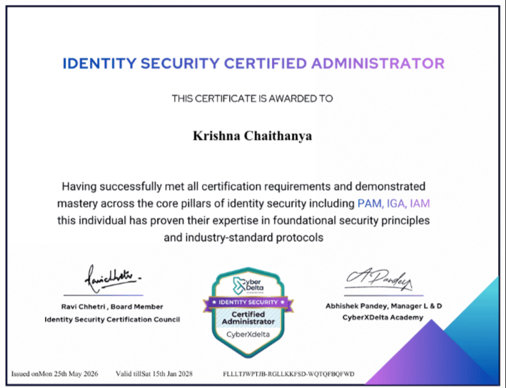 ISCC Certificate